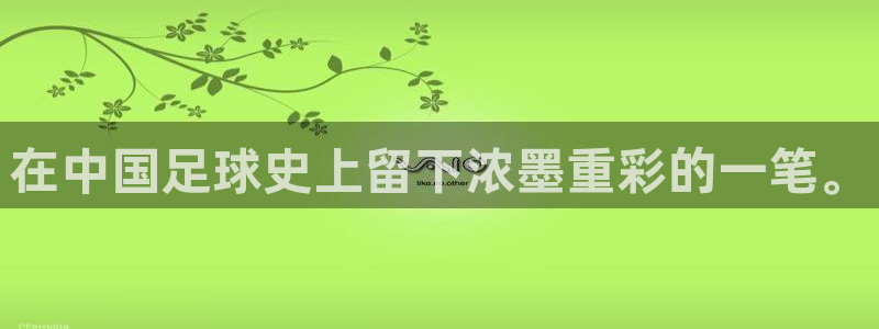 VSPORT是不是：在中国足球史上留下浓墨重彩的一笔。